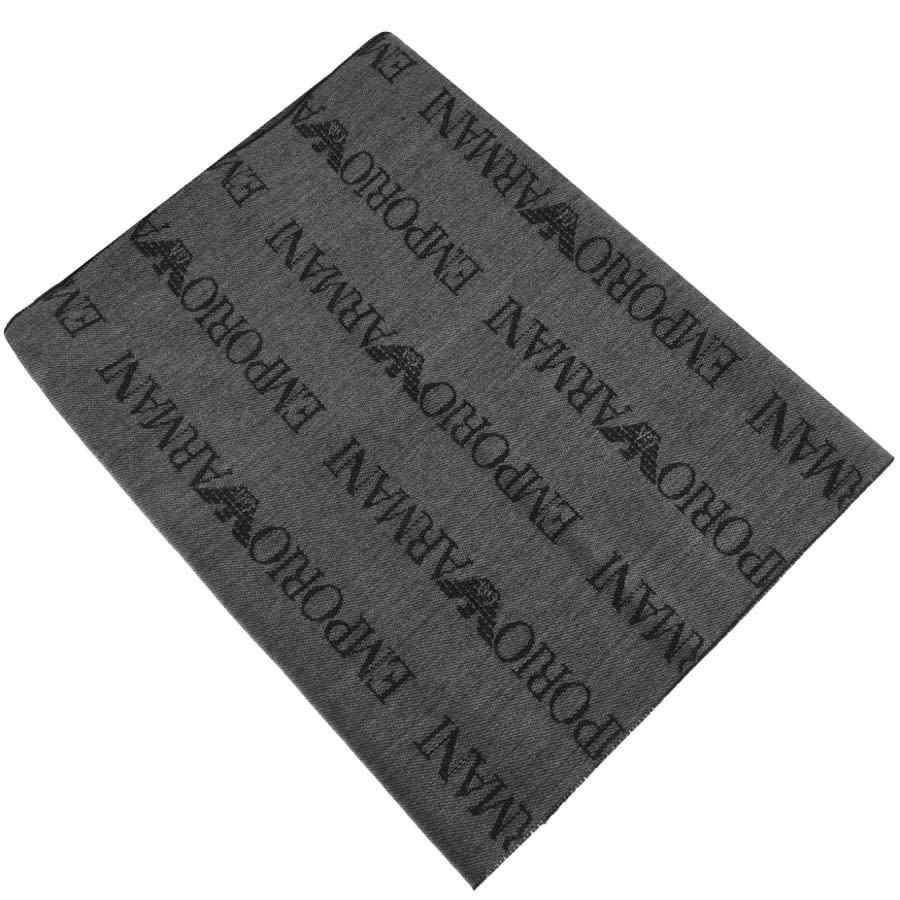 Alternative Image for ProductEmporio Armani Logo Scarf Grey2